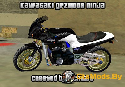 Kawasaki GPZ900R Ninja Tuned  GTA Vice City