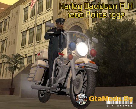 Harley Davidson FLH 1200 Police 1997 для GTA San Andreas