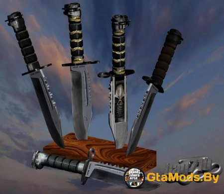 5 ножей из Сталкера для GTA SA