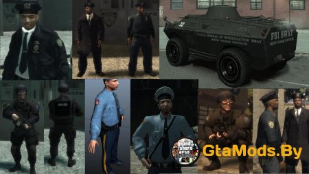 Ultimate NYPD and NY Uniforms Mod v2.0 для GTA IV
