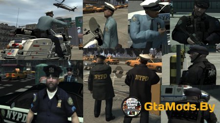 Ultimate NYPD and NY Uniforms Mod v2.0 для GTA IV