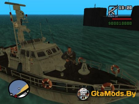 Русская лодка из Modern Warfare 3 для GTA SA