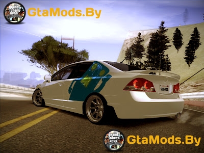Honda Civic FD BlueKun для GTA SA