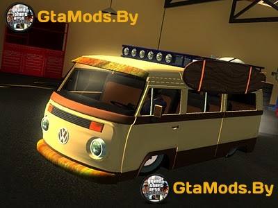 Volkswagen Kombi Classic Retro для GTA SA