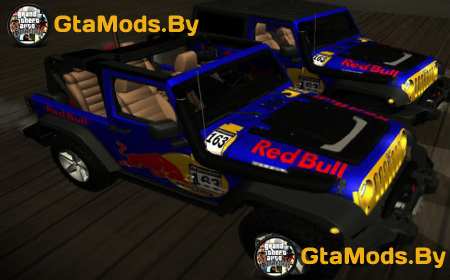 Jeep Wrangler Red Bull 2012 для GTA SA