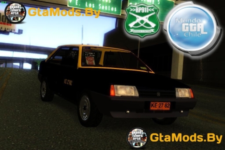 Lada Samara Taxi для GTA SA
