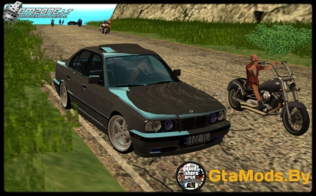 BMW E34 V8 540i для GTA SA