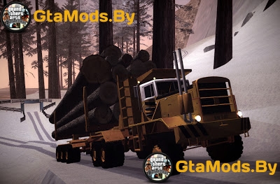 Hayes EQ 142 + logs trailer для GTA SA