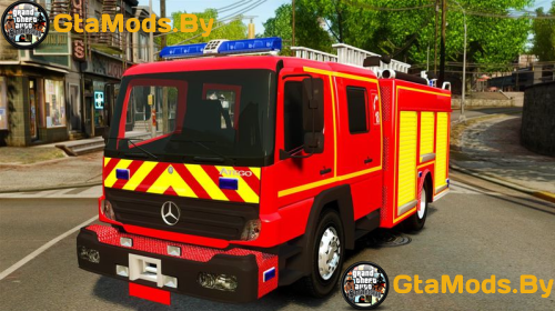 Mercedes-Benz Atego FPTGP Sapeurs Pompiers [ELS] для GTA IV