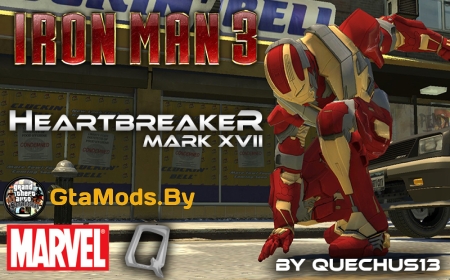 Iron Man 3 Mark XVII Heartbreaker для GTA IV