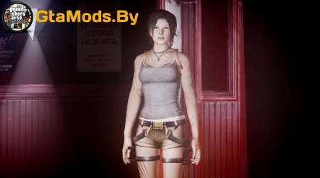 GTA 4 Mod - Tomb Raider 2013 Lara Croft Classic - YouTube