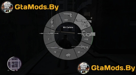 GTA 5 Weapon HUD для GTA IV