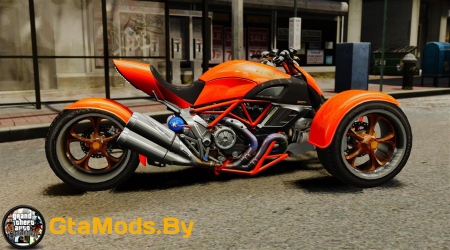 Ducati Diavel Reversetrike для GTA IV