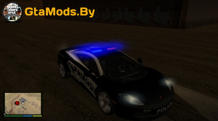 NFS Hot Pursuit McLaren MP4-12C Police Car для GTA SA