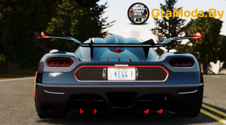Koenigsegg Agera ONE1 [Official Release] v1.1 для GTA IV