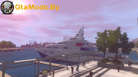 Yacht - Drivable для GTA IV