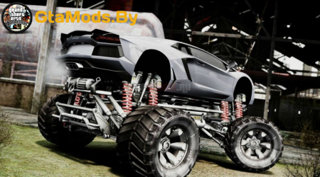 Lamborghini Aventador 2012 [EPM] Monster truck  GTA IV